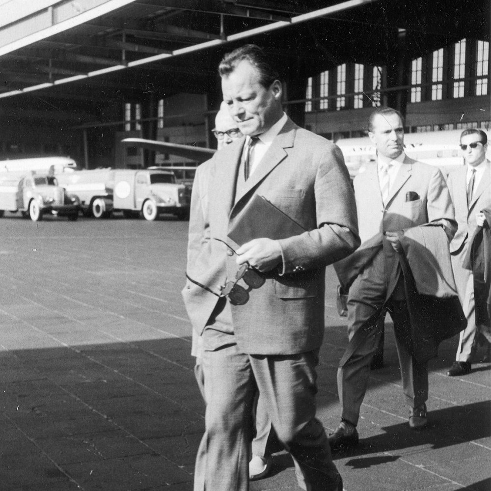 Willy Brandt in Tempelhof