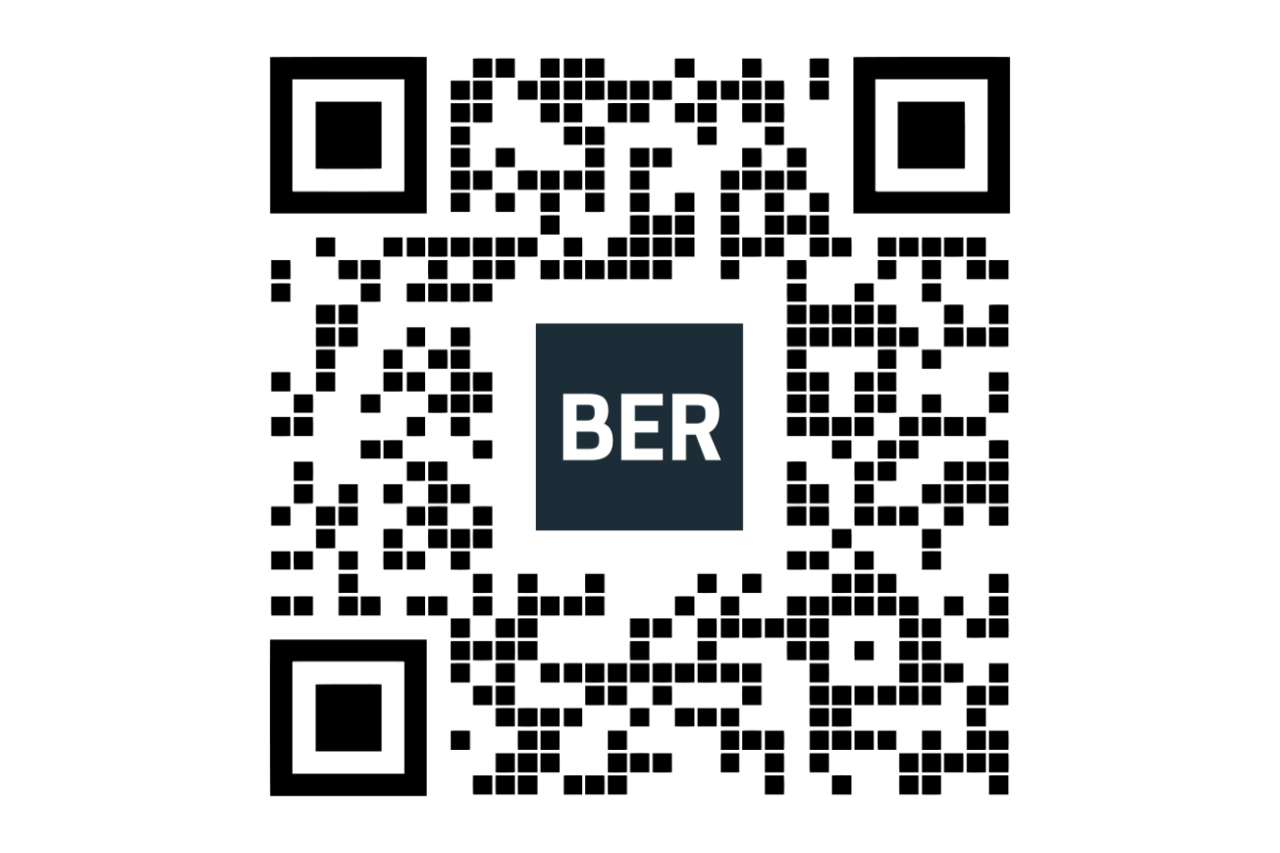 QR Code zum Download Berlin Airport App