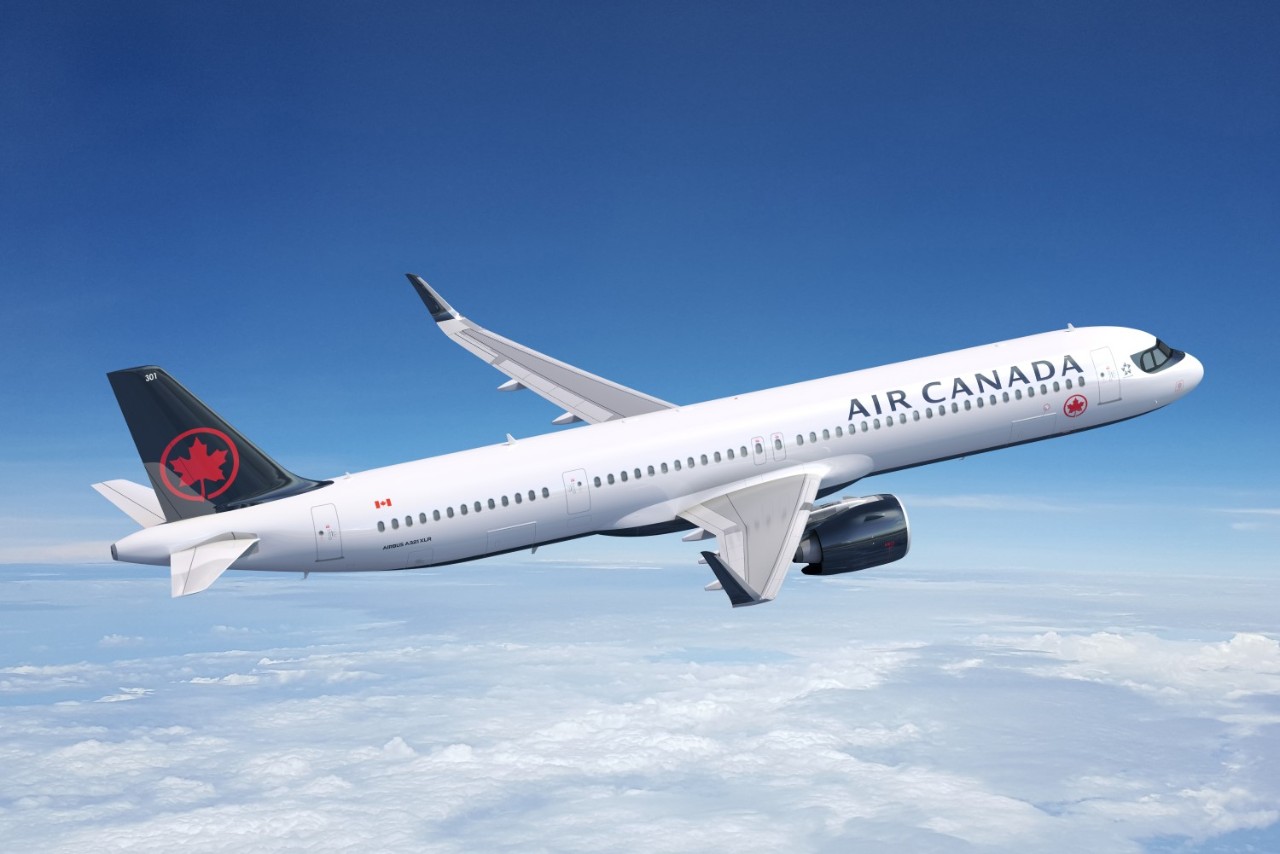 Air Canada in der Luft