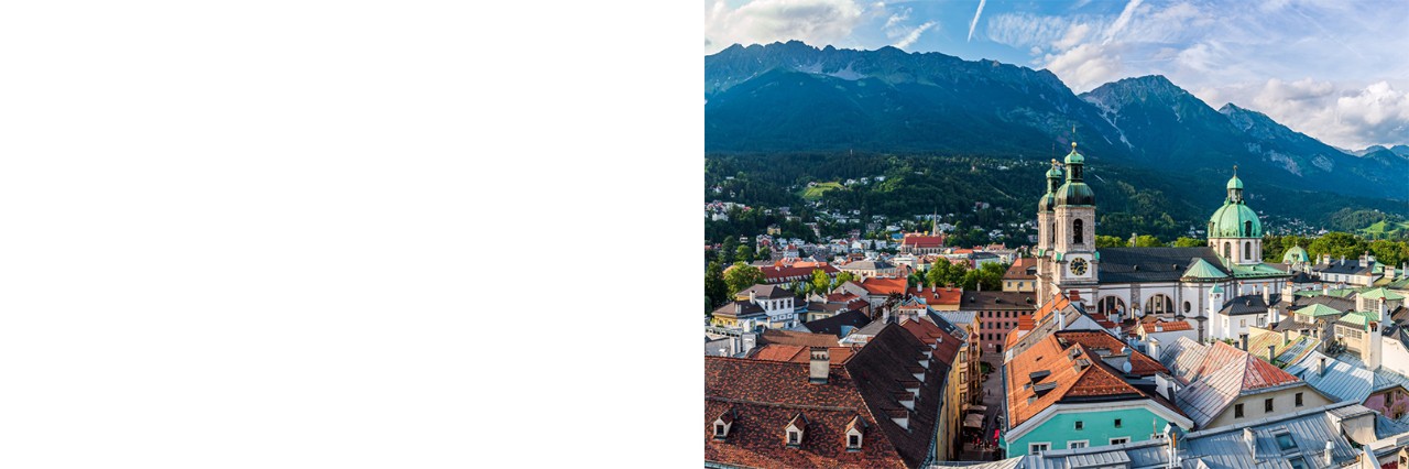 Stadtansicht von Innsbruck mit Nordkette © Fabio Lotti/stock.adobe.com
