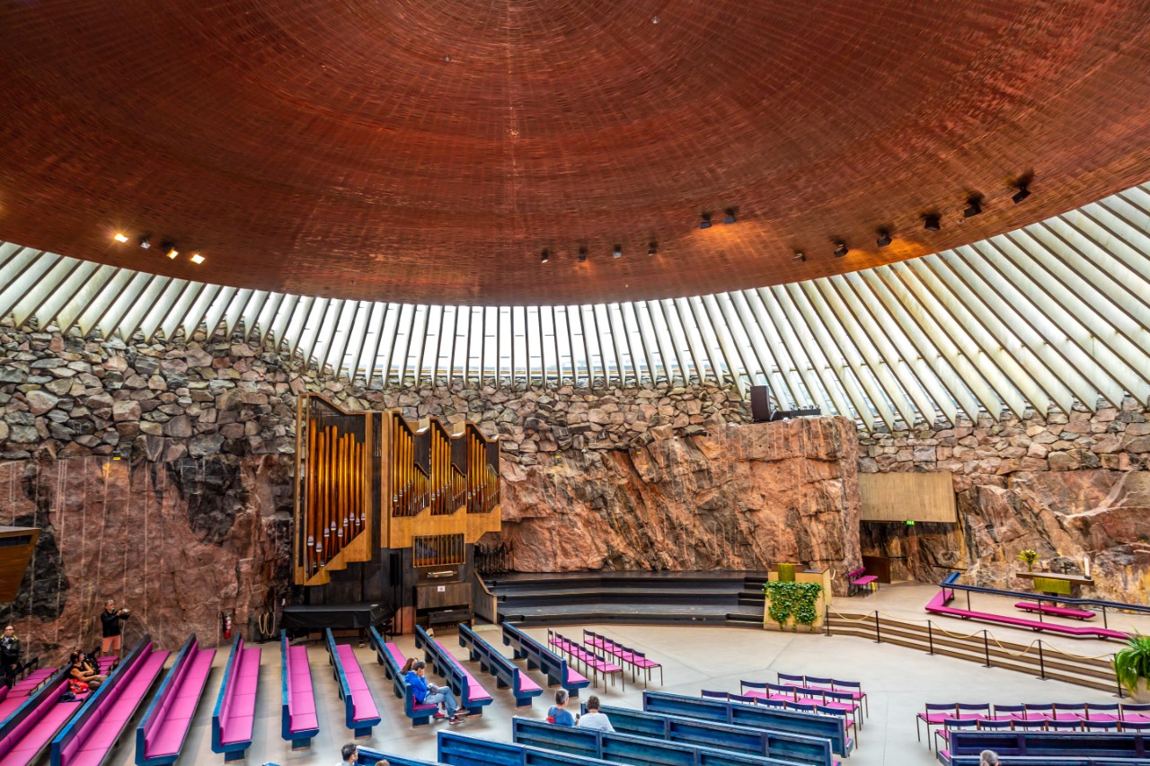 Felsenkirche in Helsinki 