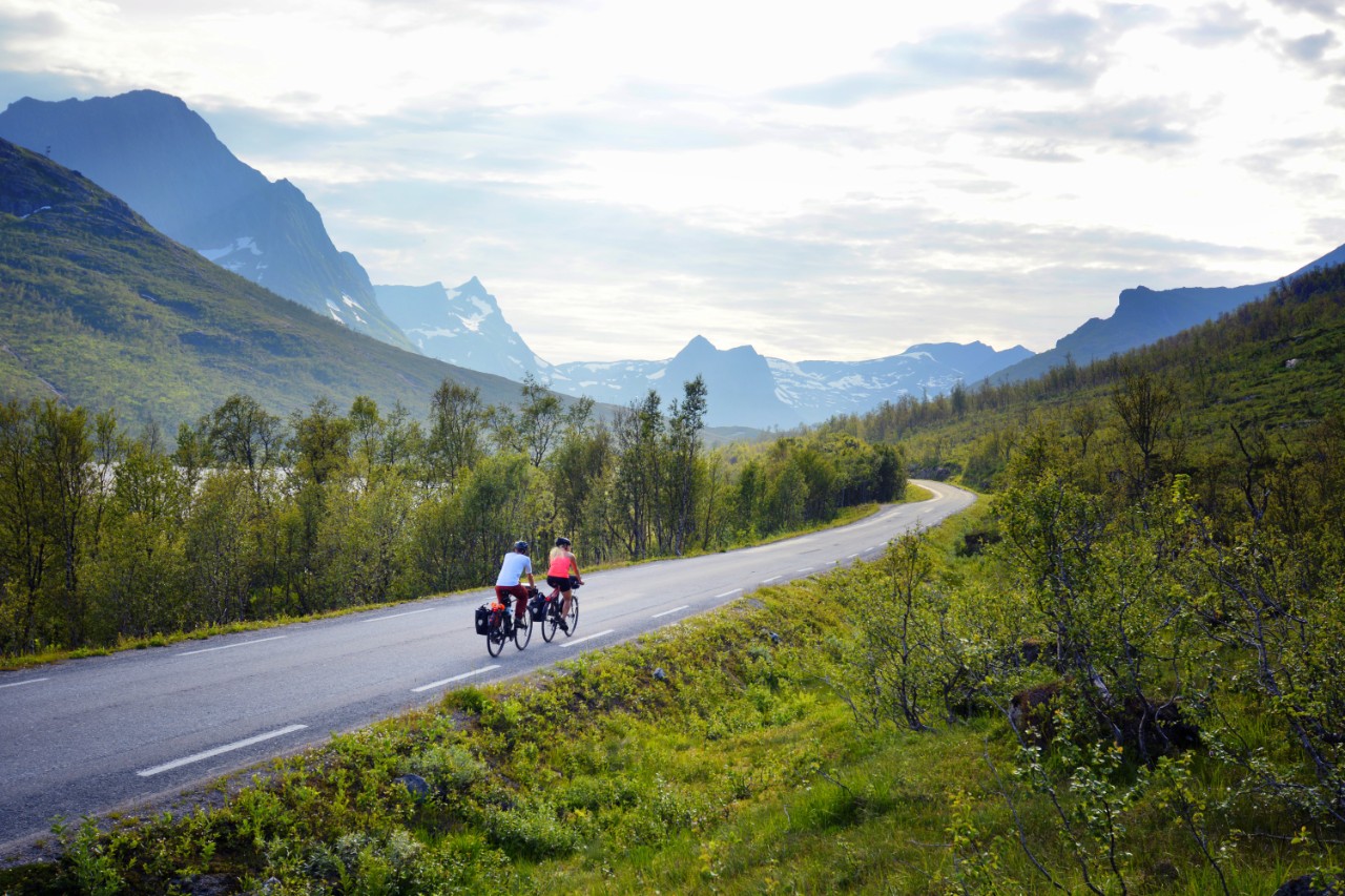 Radtour in Norwegen