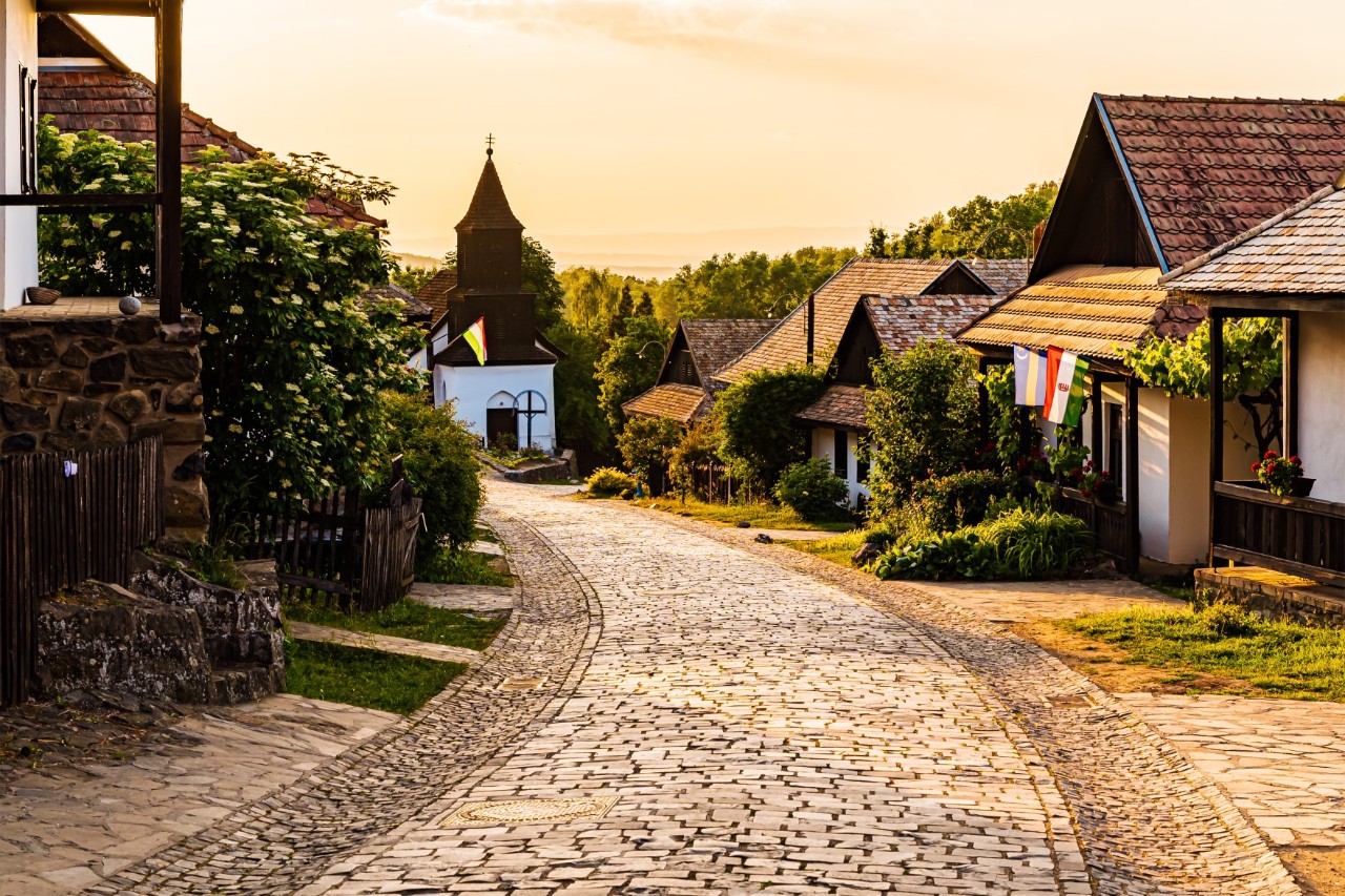 Das Dorf Hollókő 
