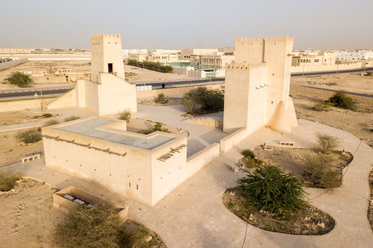 Die Barzan Towers, außerhalb Dohas gelegene Wachtürme.