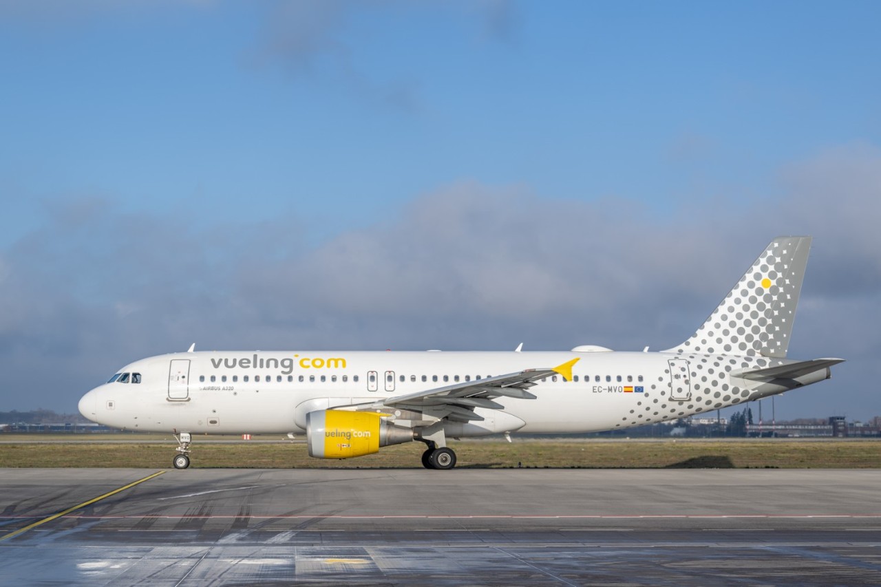 Vueling Airlines auf dem Rollfeld