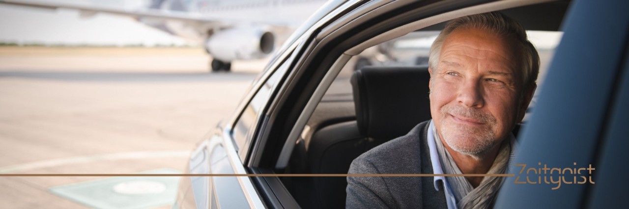 VIP Service mit Limousine zum Flugzeug