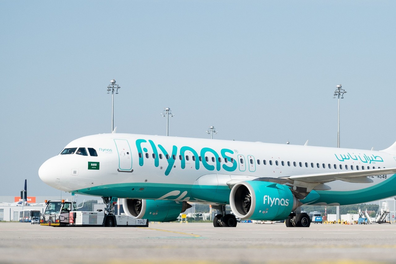 flynas Flugzeug am BER
