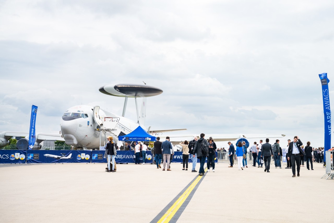 Radarflugzeug auf dem Static Display
