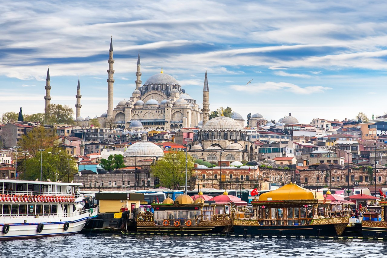 Stadtansicht Istanbul mit Hagia Sophia
