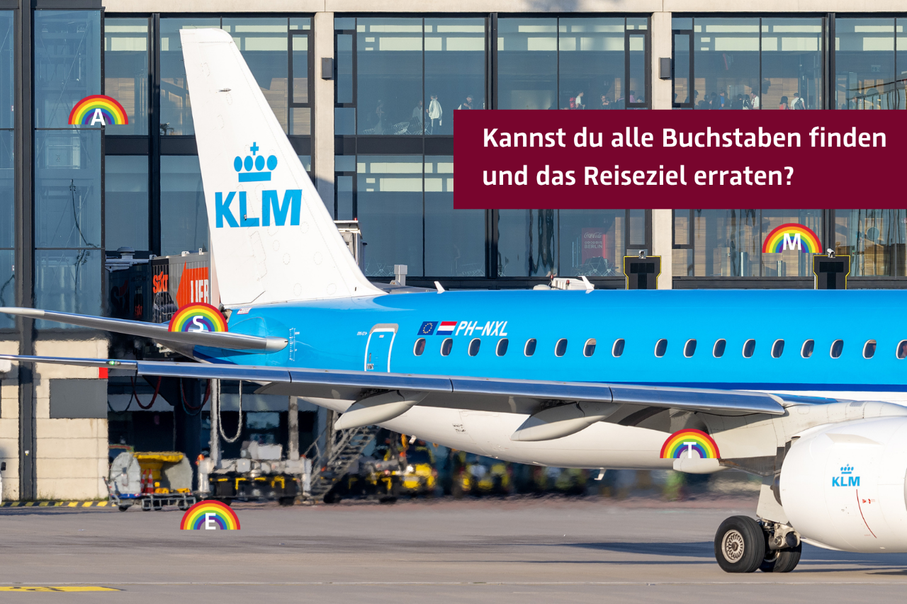 KLM-Flugzeug am BER