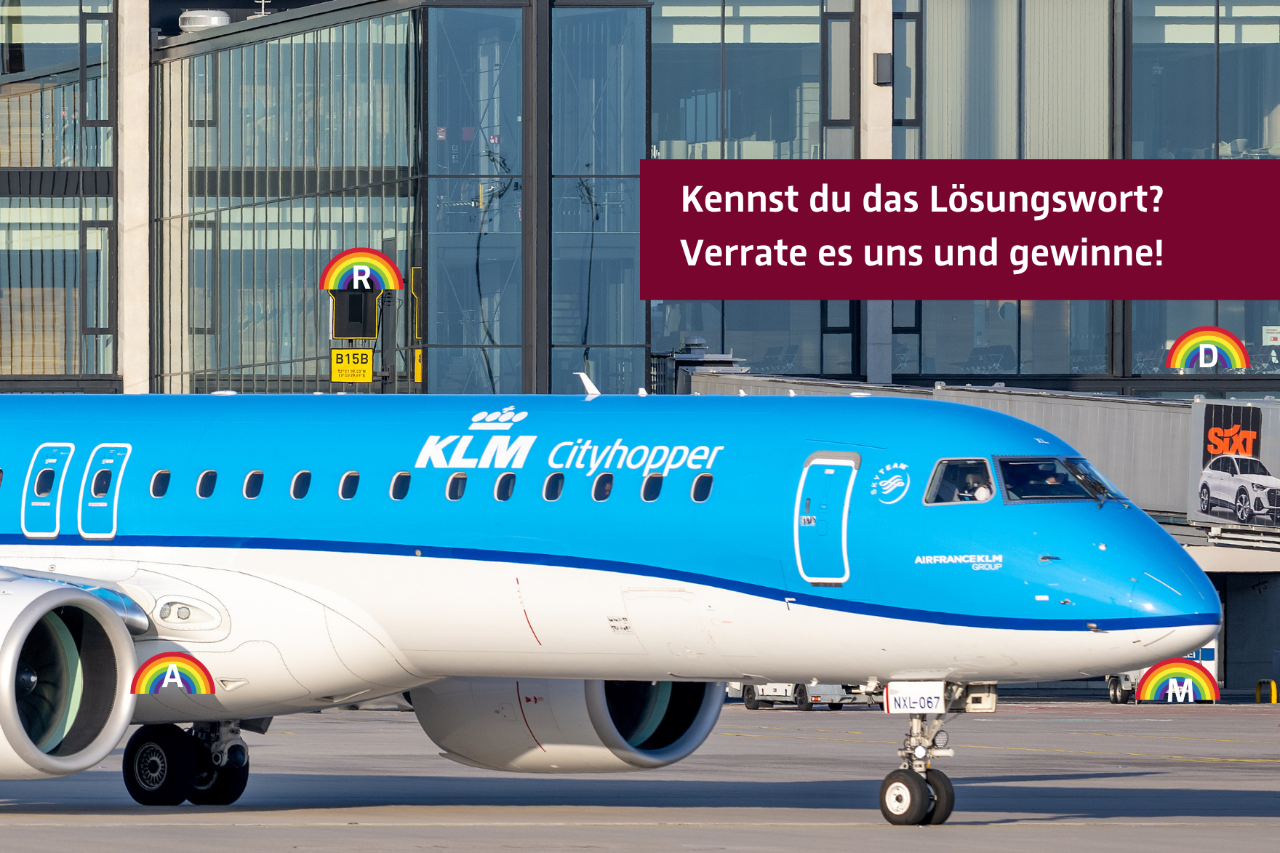KLM-Flugzeug am BER