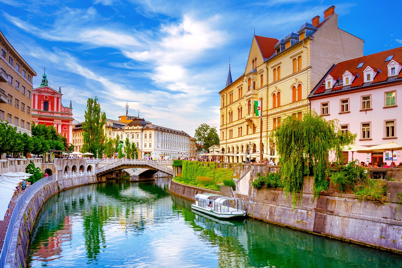 Ljubliana Stadtansicht