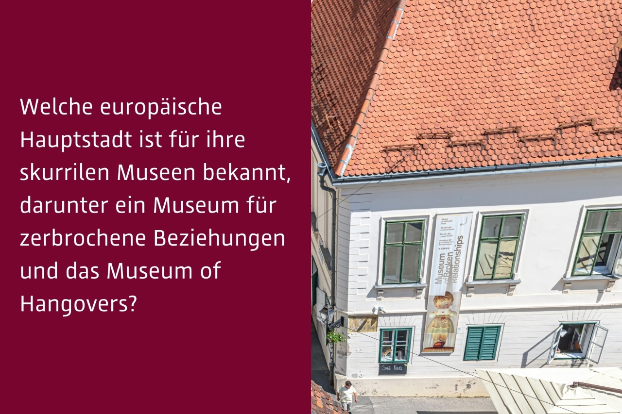 Rätsel zum Gewinnspiel, im Bild zu sehen ist ein Museum 