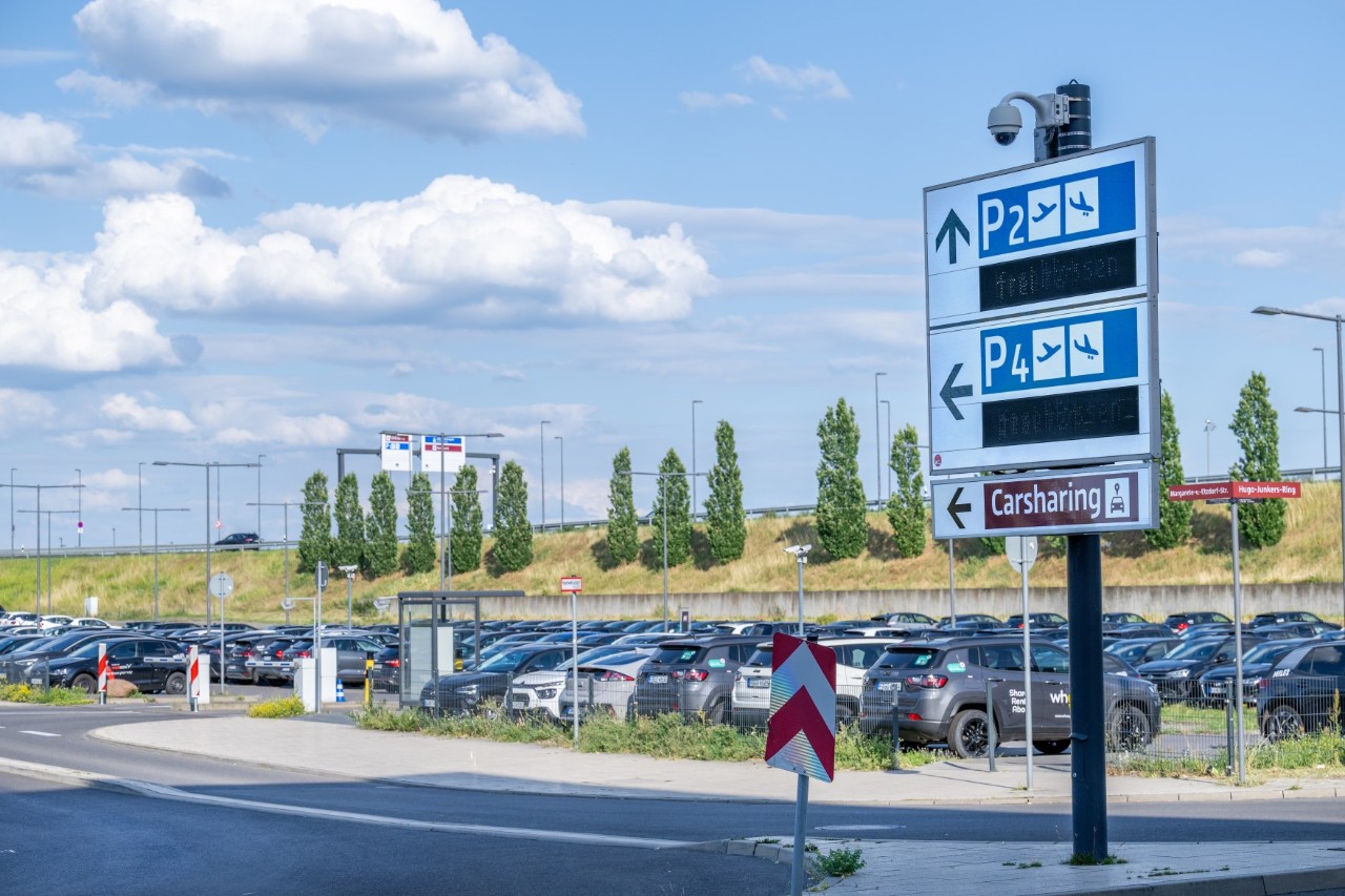 Zufahrt zum Parkplatz P4