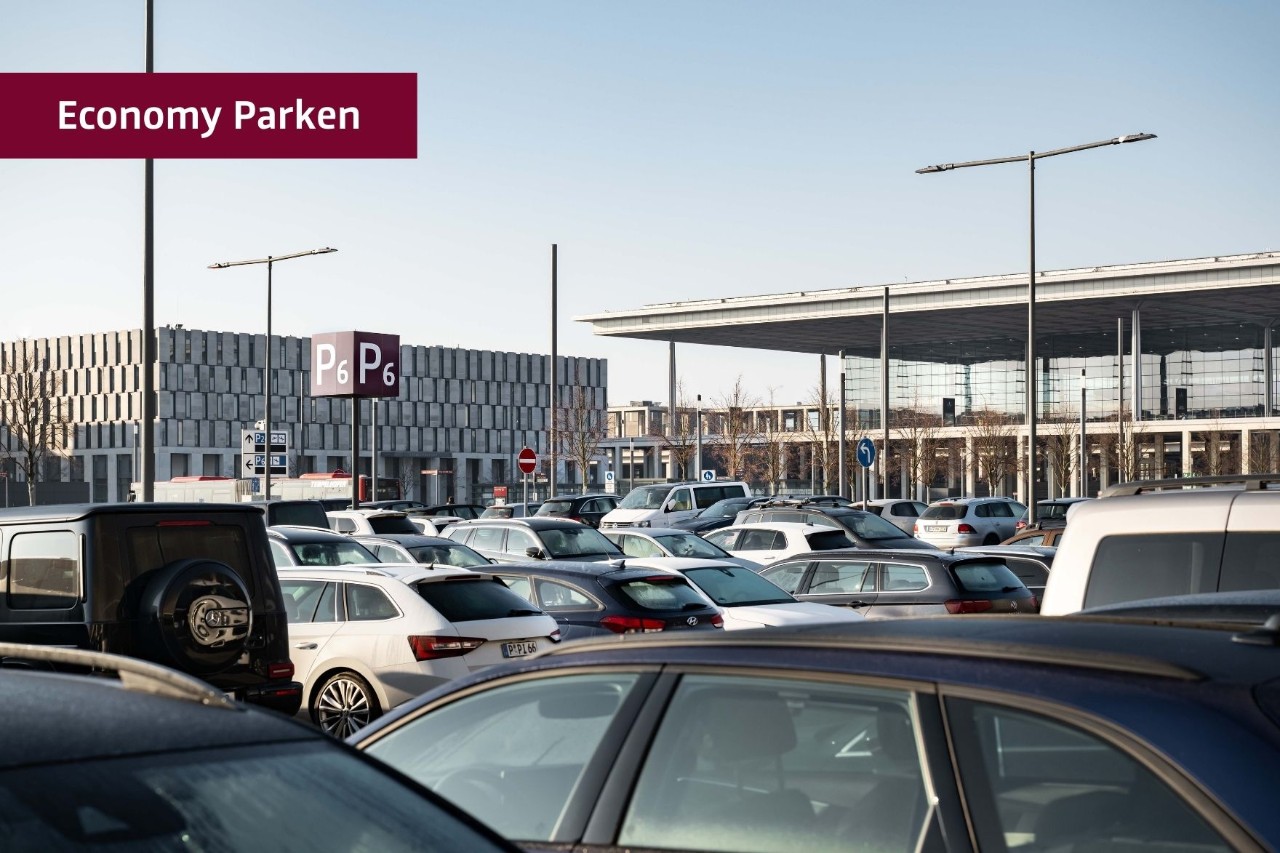 Economy Parken | Economy Parking ©Benjamin Pritzkuleit / Flughafen Berlin Brandenburg GmbH