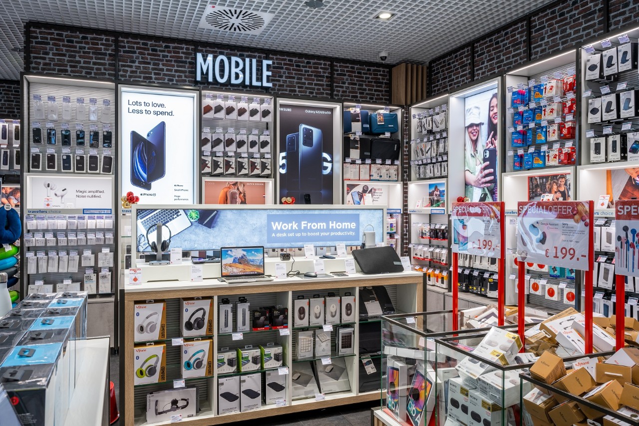 View of the store display