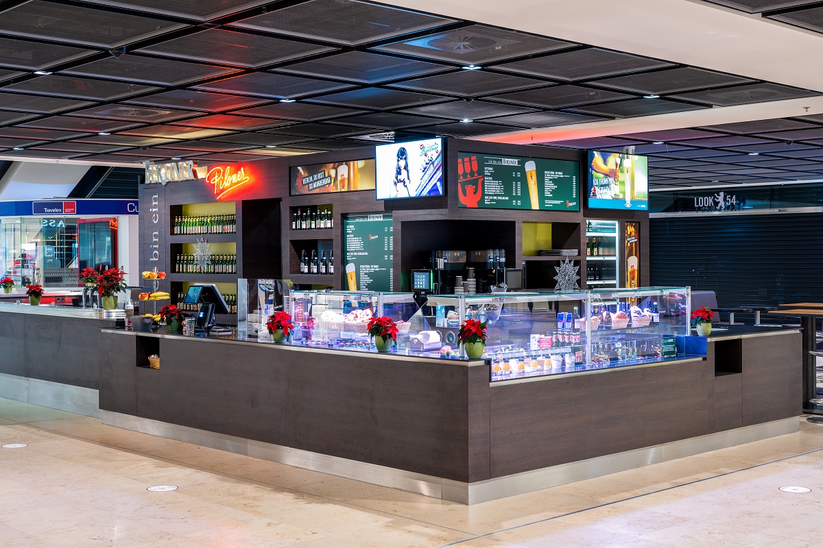 View on the bar area