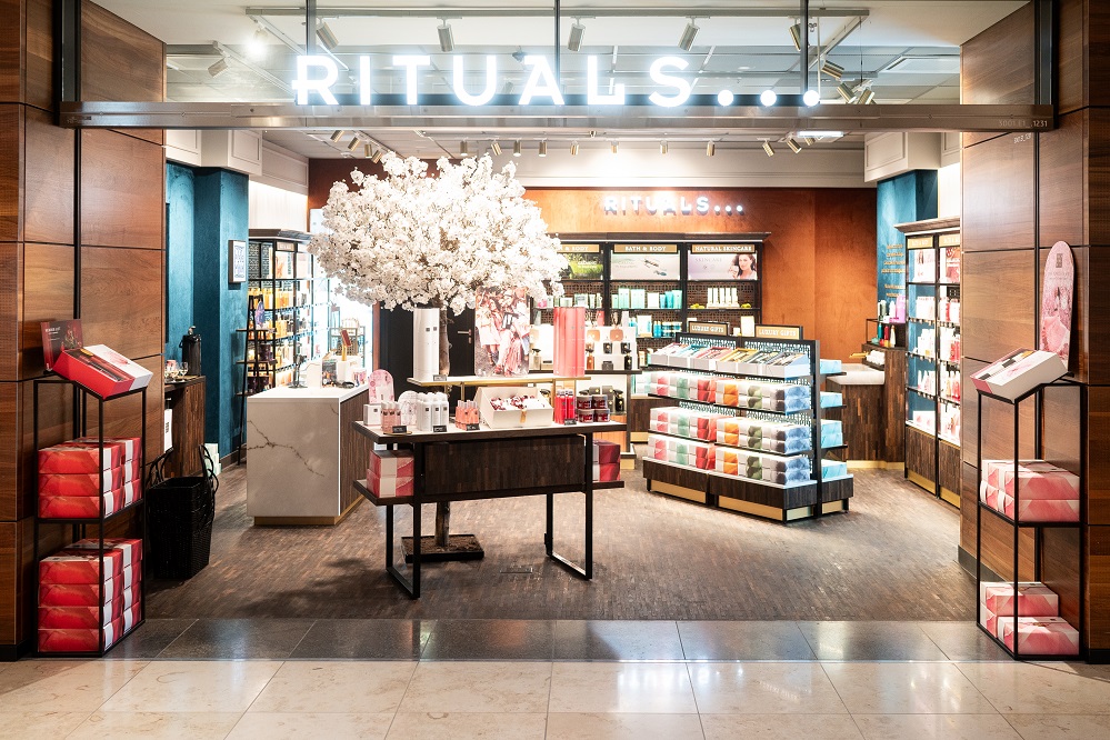 Exterior view of the RITUALS shop in Terminal 1 of BER