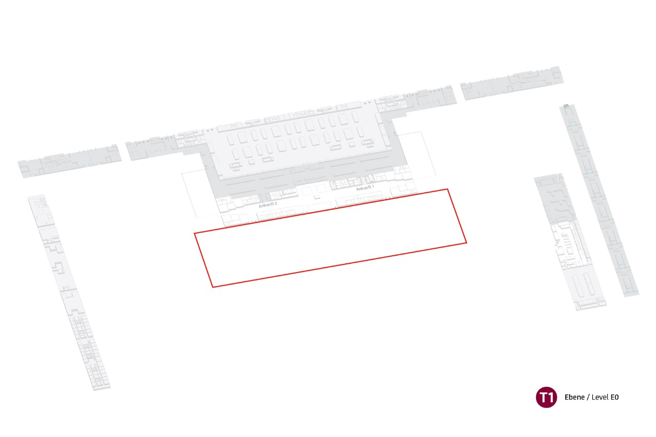 Site plan Short-term parking T1