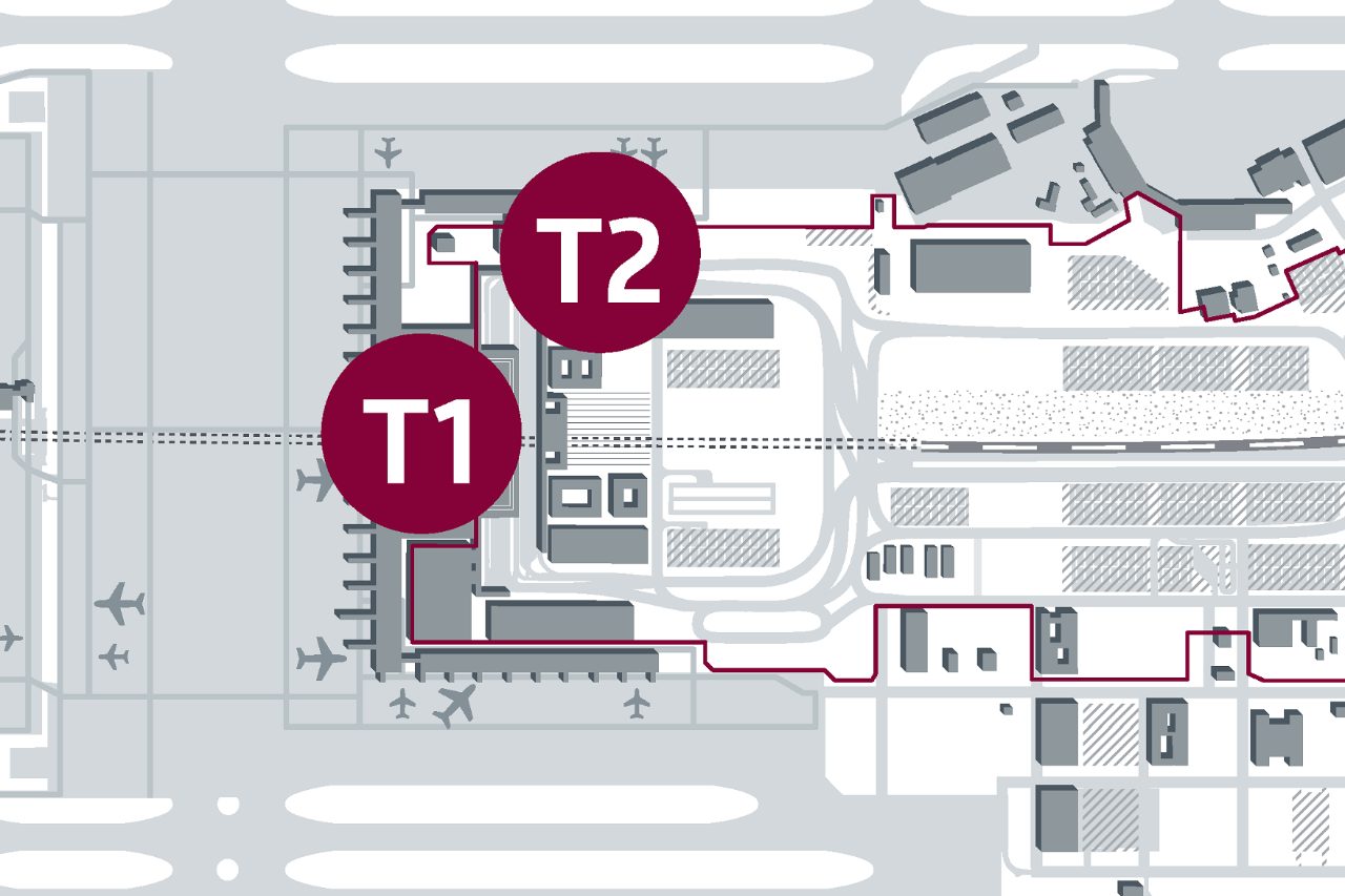Site plan Buggy hire Terminal 1