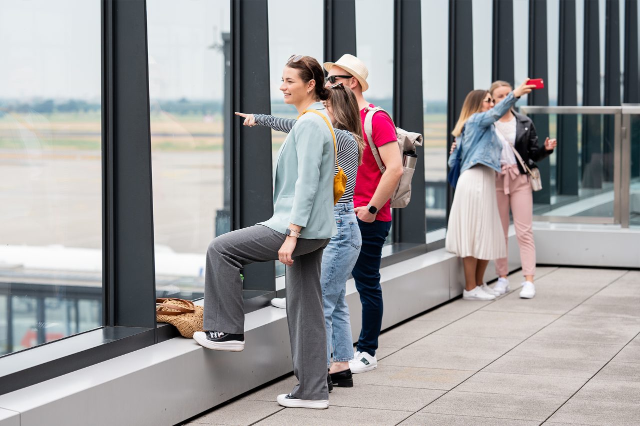 Site plan observation deck - Terminal 1