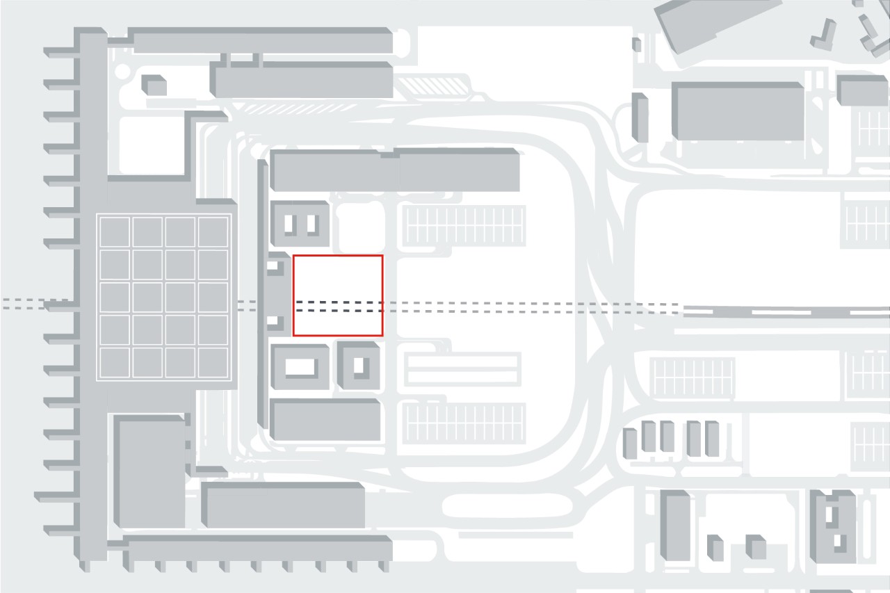 Site plan smoking area Terminal 1
