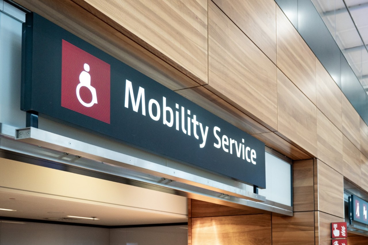 Mobility Service counter sign