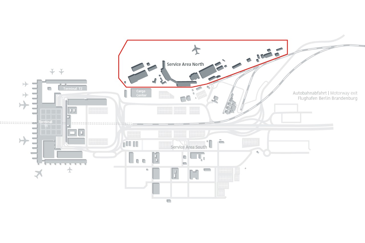 Site plan General Aviation Terminal 1