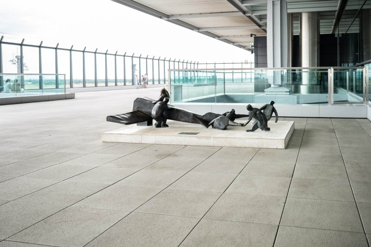View of the artwork Calais, before take-off