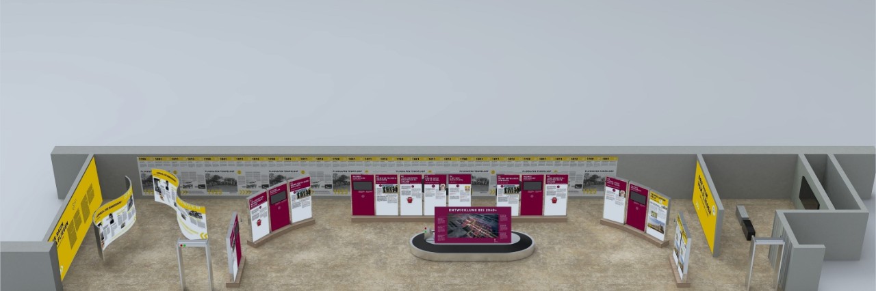 Visualization of the exhibition at the Terminal