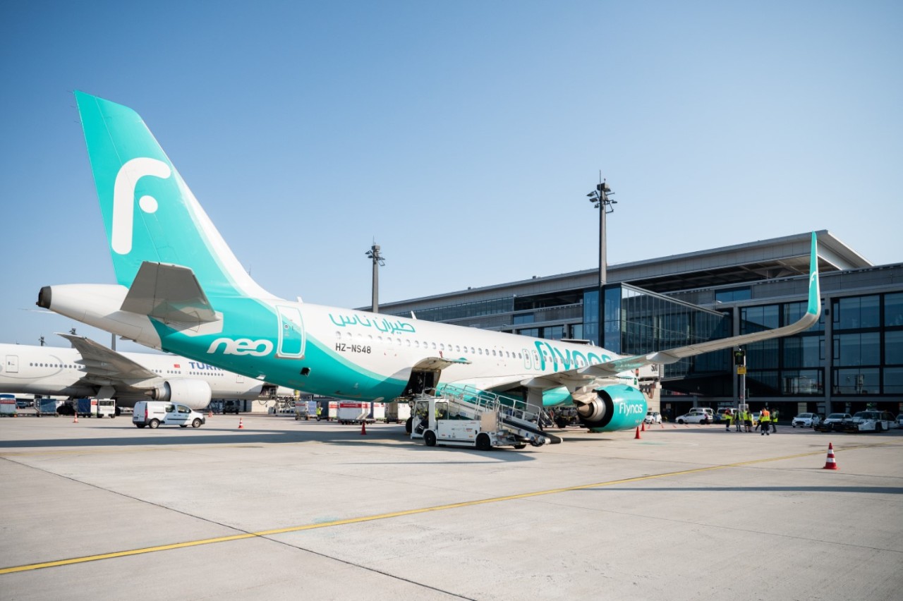 flynas in front of the Terminal