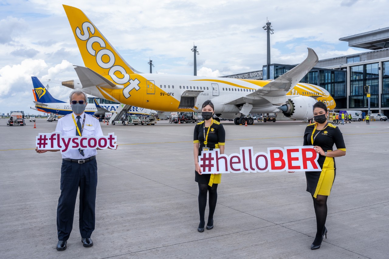 Scoot is welcomed at BER