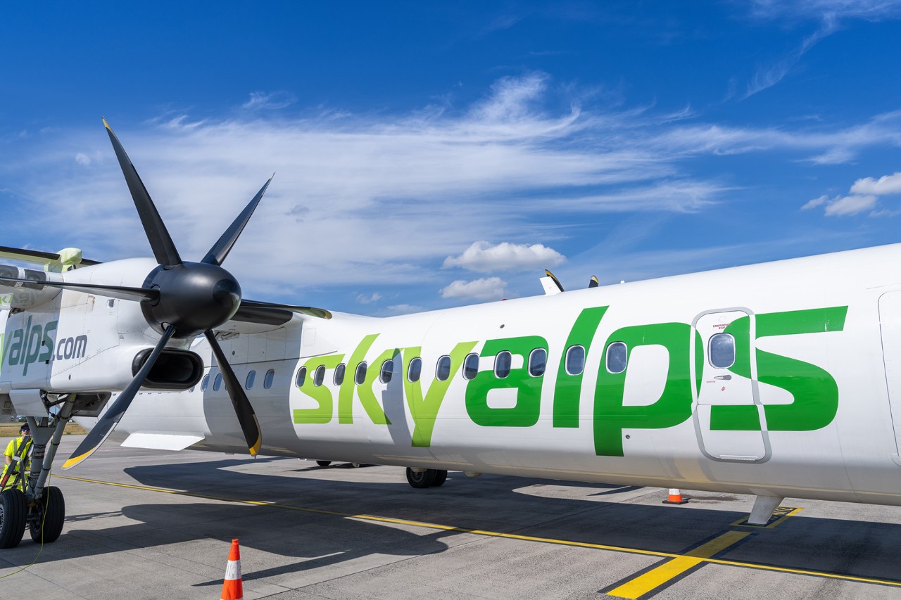 A SkyAlps aircraft