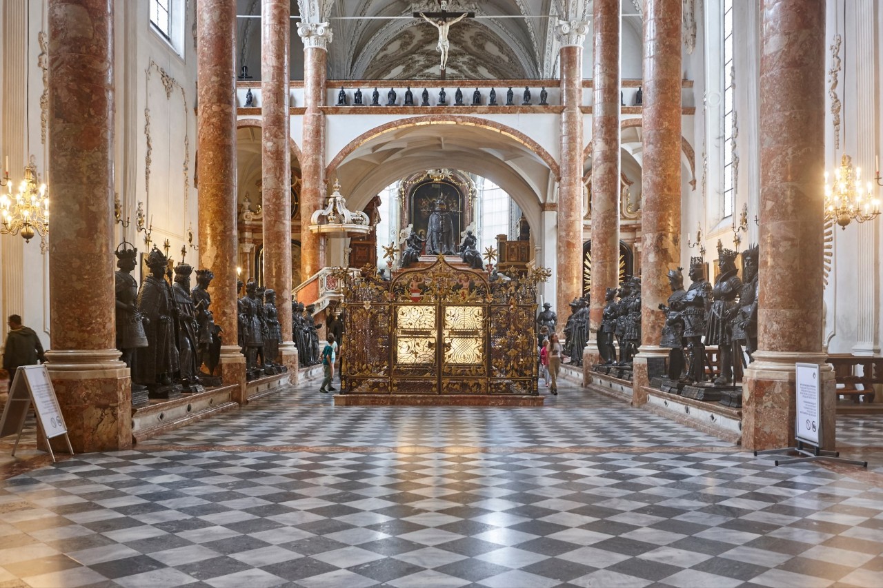 Interior view of the Court Church 