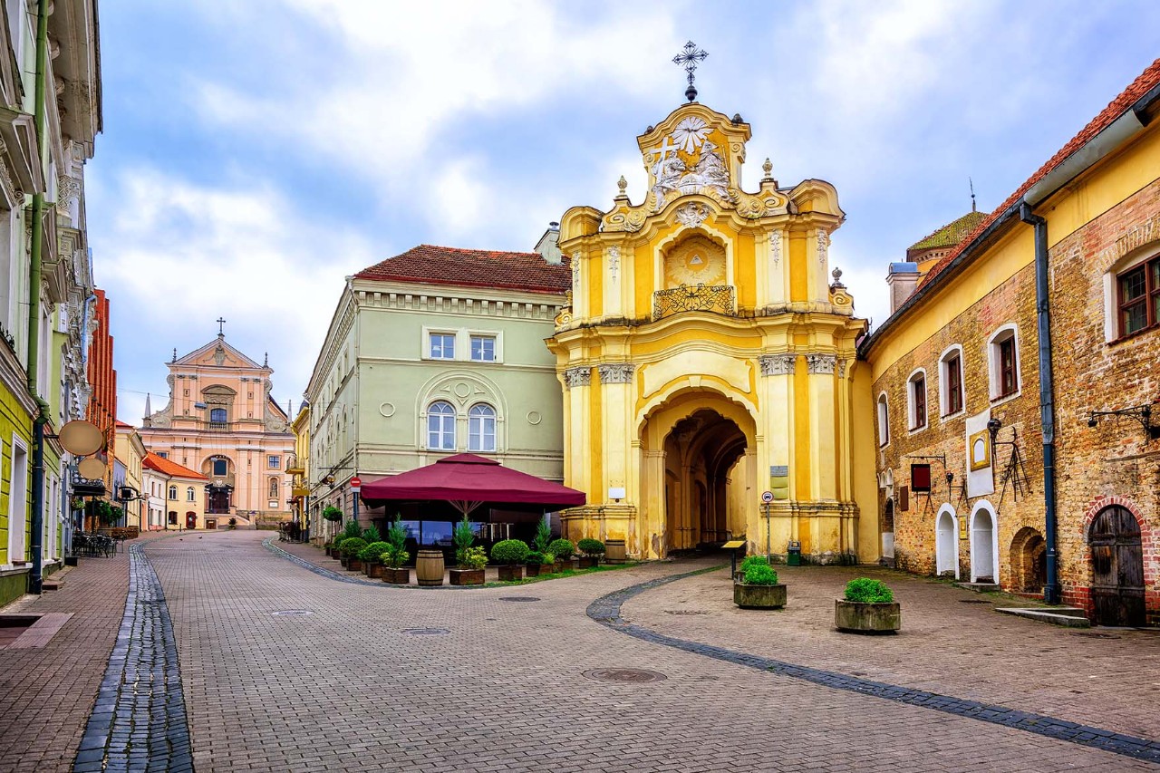 Old Town with magnificent buildings 