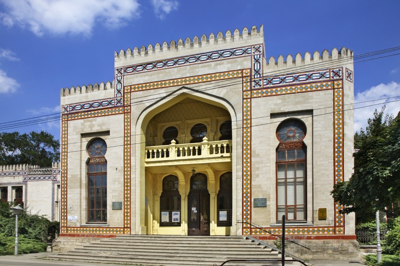 Artfully decorated National Museum of Ethnology and Natural History 