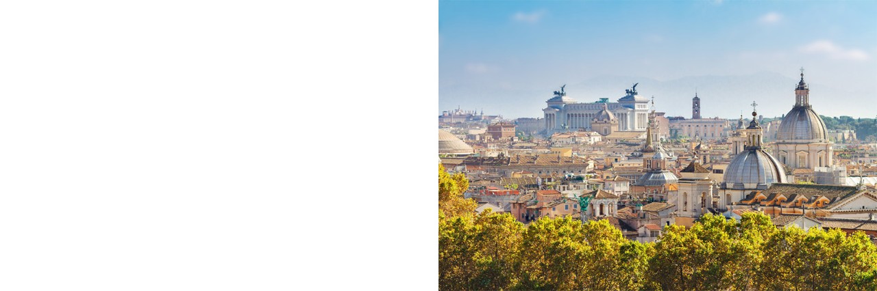 view of skyline of Rome city at day