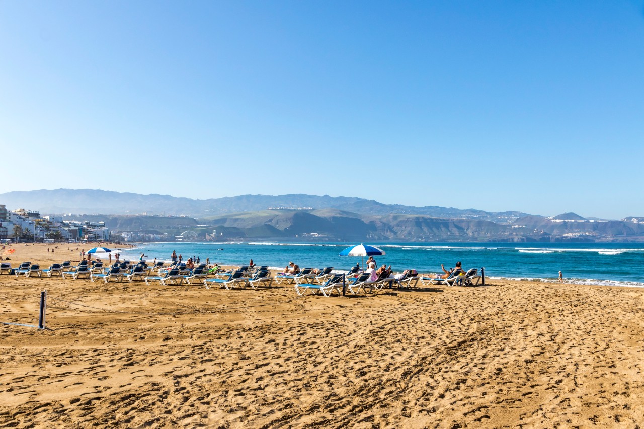 Golden sandy beach in Las Palmas © katatonia / AdobeStock