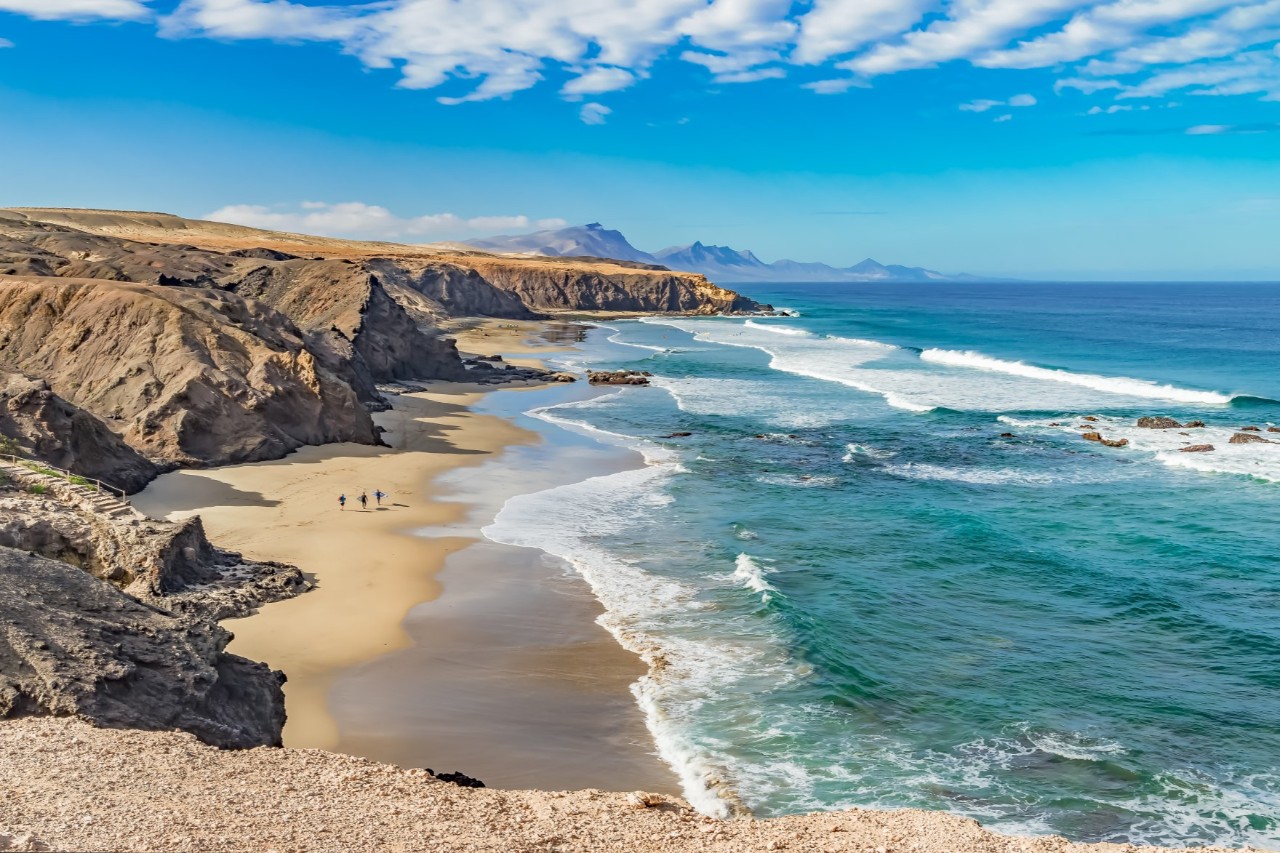 A beautiful bay in Fuerteventura