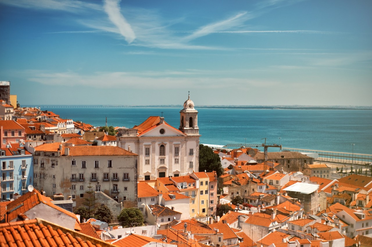 View over Lisbon’s old town