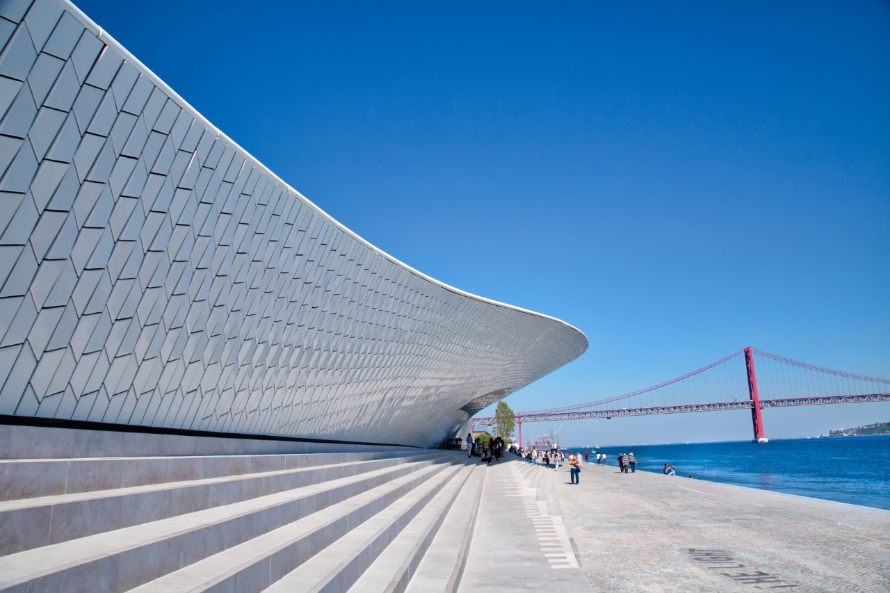 The MAAT’s modern outer facade