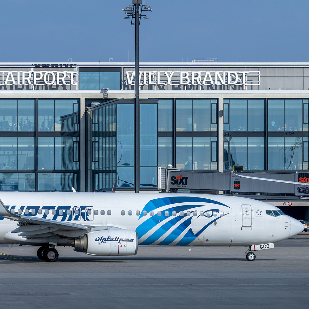 Egyptair stockt Flüge nach Kairo auf © Günter Wicker / Flughafen Berlin Brandenburg GmbH