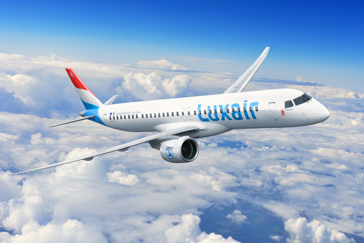 An aircraft operated by Luxair