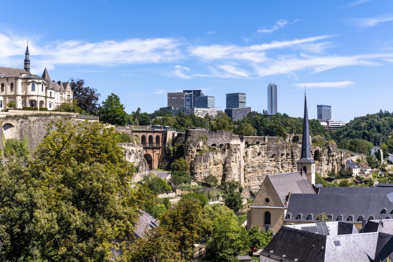 A view of Luxembourg City