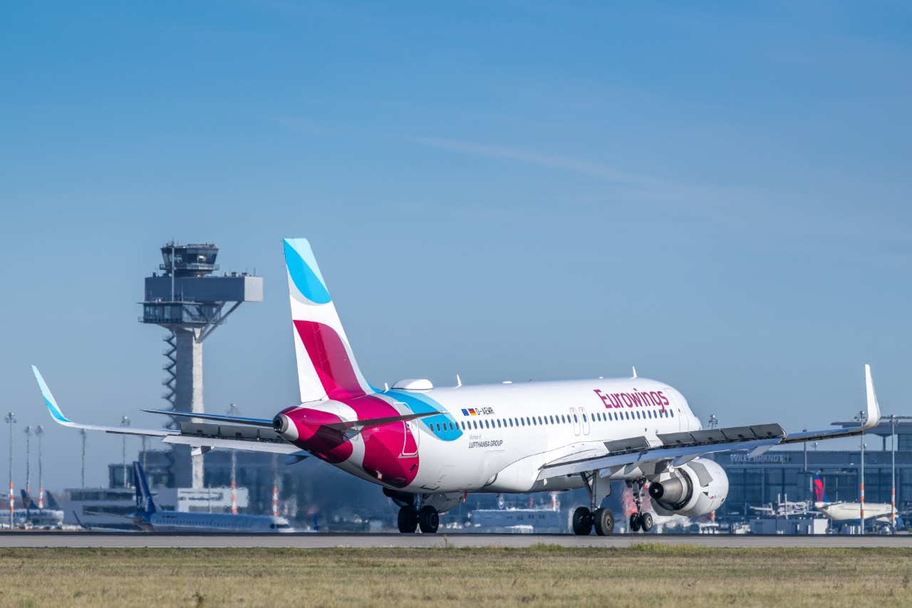 Eurowings aircraft at BER