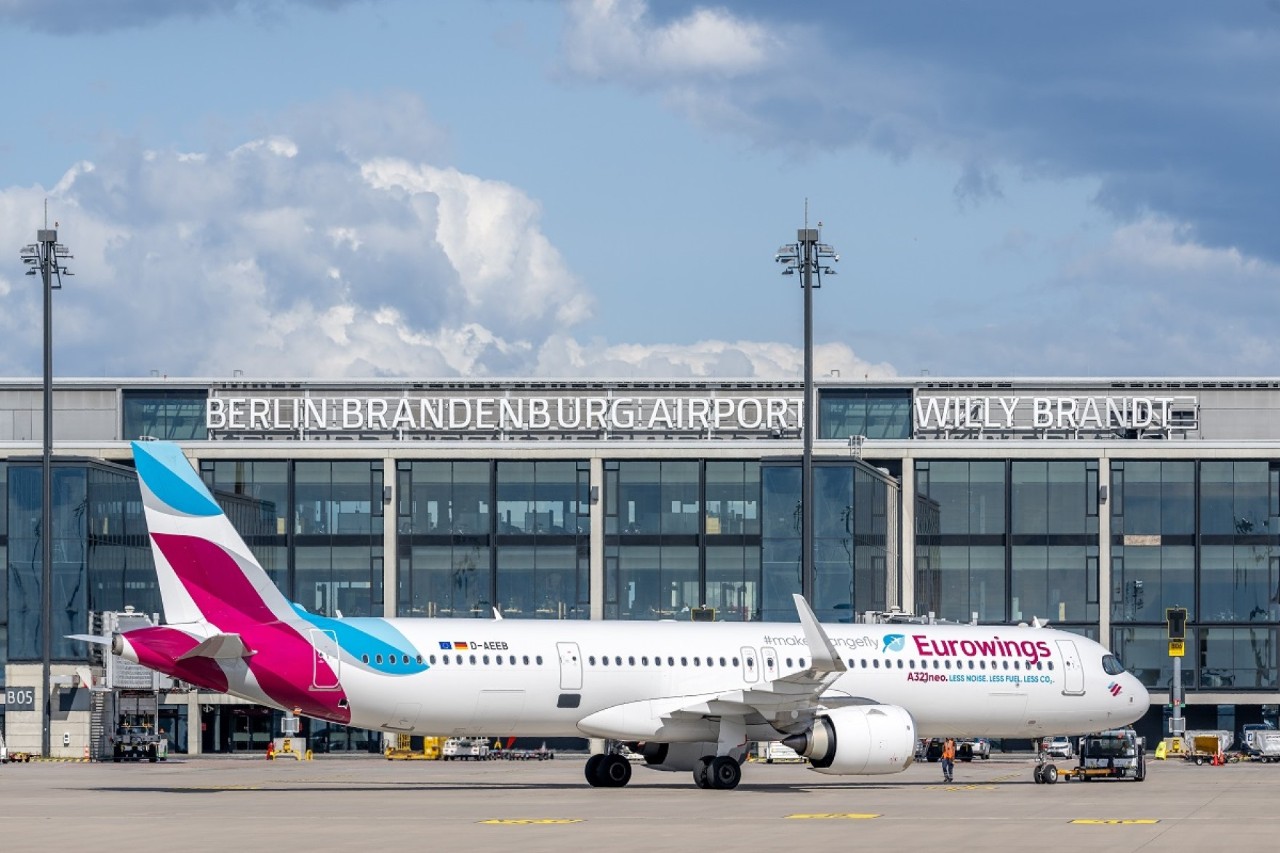 Eurowings aircraft at BER