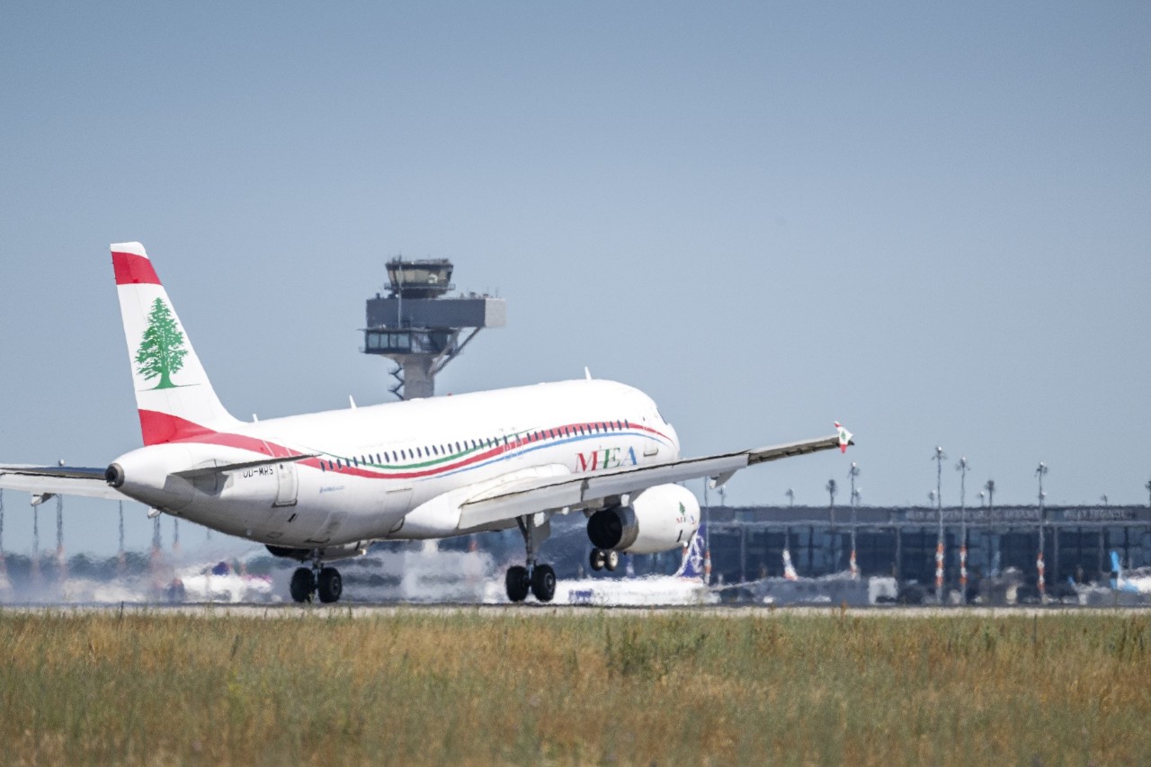 An aircraft operated by Middle East Airlines