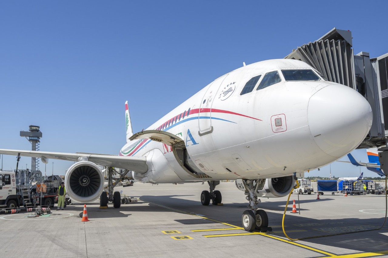 An aircraft operated by Middle East Airlines