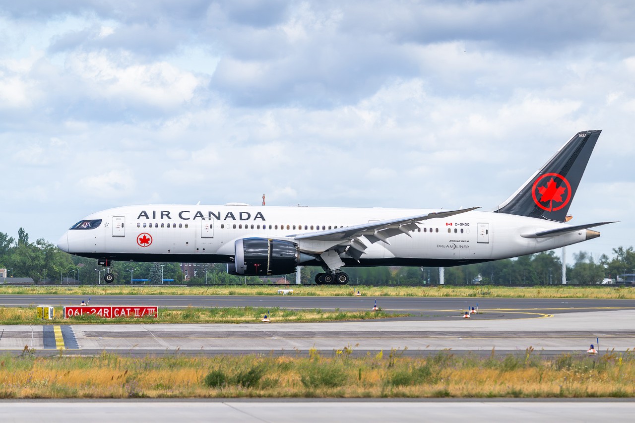 An Air Canada aircraft