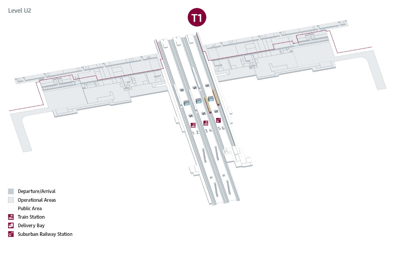 Level U2 - Terminal 1